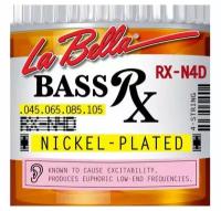 RX-N4D RX – Nickel Комплект струн для бас-гитары, никелированные, 45-105, La Bella