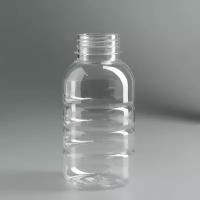 Бутылка одноразовая «Бочонок», 300 мл, горлышко d=3,3 см, без крышки, цвет прозрачный (комплект из 100 шт)