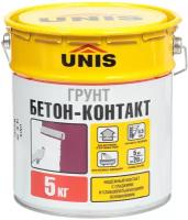 Грунтовка Unis, бетоноконтакт, 5 кг