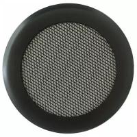 Вентиляционная решетка на магнитах 120 мм. (КП120 сетка) Металлическая решетка, черная матовая