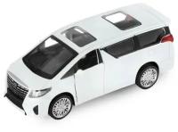 Машина металлическая ТероПром 5488628 Toyota Alphard 1:42, инерция, открываются двери, цвет белый