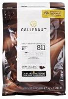 Callebaut Темный шоколад в галетах 54,5%, 2,5 кг