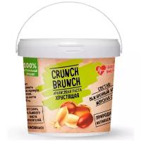 Арахисовая паста Хрустящая Crunch Brunch, 1 кг, пластиковое ведро