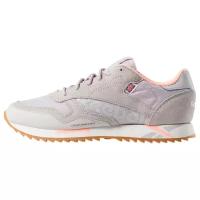 Кроссовки Reebok Classic Leather, повседневные, натуральная замша