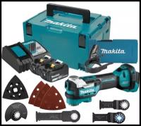 Аккумуляторный мультитул MAKITA DTM52RTJX1 LXT 18В, 10000-20000 об/мин. STARLOCK, XPT, AVT, BL, аккум.5.0х2 шт, быстрое з/у, с набором оснастки в кейсе