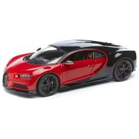 Спортивный автомобиль Bburago Bugatti Chiron Sport 18-11044 1:18, 25 см, красный/черный