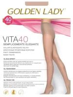 Колготки Golden Lady Vita, 40 den, размер 5/5XL, бежевый, коричневый