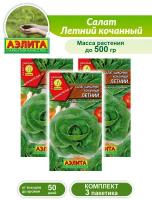 Комплект семян Салат Летний кочанный х 3 шт