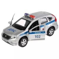 Полицейский автомобиль ТЕХНОПАРК Honda CR-V (CR-V-P), 12 см, серебристый