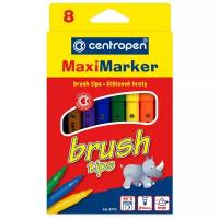 Набор фломастеров BRUSH, 8 цв., с европодвесом