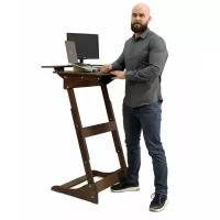 Письменный стол для работы стоя с регулировкой высоты и наклона столешницы на рост 150-190 см