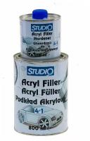 Грунт акриловый Novol Studio 4+1 Acryl Filler серый 0,8 л. с отвердителем 0,2 л