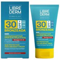 LIBREDERM BRONZEADA Солнцезащитный крем SPF30 с Омега 3-6-9 и термальной водой 150 мл, Беларусь