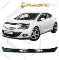 CA PLASTIC 2010010106676 Дефлектор капота Opel Astra GTC 2011–н.в. (Classic черный)