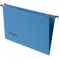 BRAUBERG Подвесные папки Foolscap A4, картон, 10 штук, синий