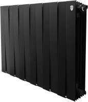 Радиатор биметаллический Royal Thermo 500/100 боковое подключение 12 секций PianoForte Noir Sable