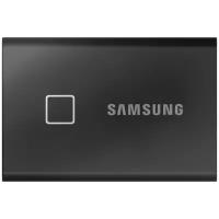 Внешний SSD-накопитель 1Tb Samsung T7 Touch MU-PC1T0K/WW (SSD) USB 3.2 Type C Черный