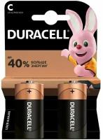 Батарейка Duracell Basic C/LR14, в упаковке: 2 шт