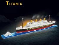 Конструктор набор Titanic мини блоки 3D Титаник 2684 детали