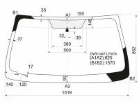 Стекло Лобовое Chevrolet Trailblazer 01-10 XYG арт. DW01447 LFW/X