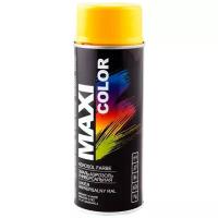 Аэрозольная краска MAXI COLOR RAL1021, желтая, 400 мл