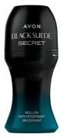 AVON Дезодорант-антиперспирант с шариковым аппликатором Black Suede Secret, 50 мл