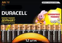 Батарейка DURACELL LR6 MN1500 BL12 AA, упаковка 12 шт