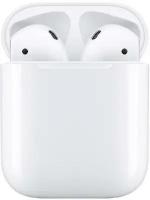 Беспроводные наушники Apple AirPods (2019) в зарядном футляре, белый