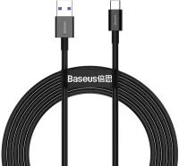 Кабель USB BASEUS Superior Series Fast Charging USB - Type-C, 6A, 66W, 2 м, черный