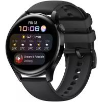 HUAWEI Умные часы HUAWEI Watch 3 LTE 46мм, черные