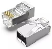 RJ45 коннектор (обжимной) кат6a FTP экранированный Vention (IDFR0-10) 10шт