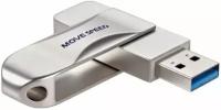 Флешка Movespeed 128Gb Move Speed YSULSP USB 3.0 silver/metal (YSULSP-128G3S)