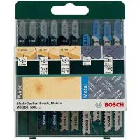 Набор пилок для лобзика BOSCH Mixed Wood and Metal 2609256746 10 шт