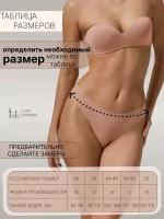 Комплект трусов бразильяна, бесшовная модель Luna Lingerie, 3 шт