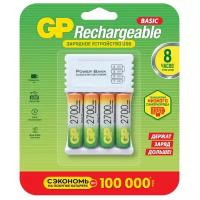 Комплект ЗУ + аккумуляторы Gp Basic Rechargeable CPB