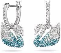 Серьги с подвесками SWAROVSKI, кристаллы Swarovski