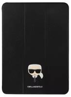 Чехол Lagerfeld PU Saffiano Karl head Folio для iPad Pro 11 (2022/21/20), черный