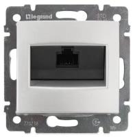 Розетка компьютерная Legrand Valena 694286 (775806) скрытая установка белая один модуль RJ45