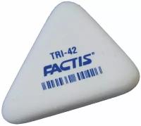 Ластик FACTIS TRI 42 (Испания), 45х35х8 мм, белый, треугольный, PMFTRI42