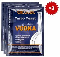 Спиртовые дрожжи Alcotec Vodka Turbo с глюкоамилазой для приготовления водки, 73 г