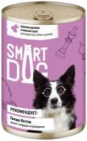 Консервы Smart Dog кусочки кролика в нежном соусе для взрослых собак и щенков (240 г, Кролик)