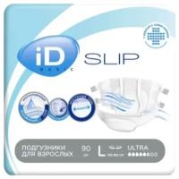 Подгузники памперсы для взрослых iD Slip Basic размер L, 90 шт