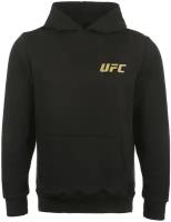 Худи UFC, силуэт прямой, размер S, золотой, черный