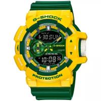 Наручные часы CASIO G-Shock GA-400CS-9A, желтый, зеленый