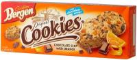 Печенье Bergen Original cookies Chocolate chip with orange 135 г