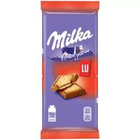 Milka Шоколад молочный с печеньем LU 87г