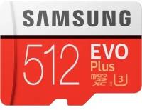 Карта памяти Samsung EVO Plus microSDXC 512GB UHS-I U3 R100/W90MB/s (MB-MC512HA/RU)