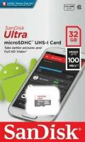 Карта памяти 32GB SanDisk SDSQUNR-032G-GN3MN microSDHC Class 10 Ultra UHS-I 100MB/s