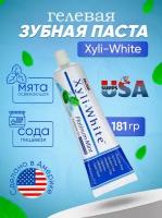 Зубная гель паста Now Foods Solutions XyliWhite с пищевой содой без фторида освежающая мята 181 гр