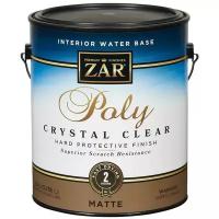 Лак ZAR Interior Water Base Poly Crystal Clear полиуретановый